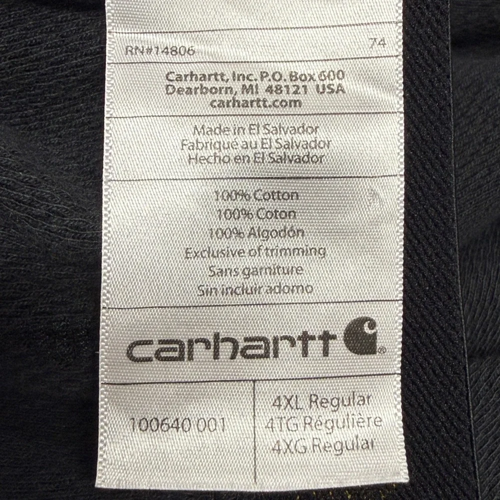 Carhartt no stains